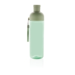 Bouteille en RPET avec bouchon démontable et dragonne 600ml couleur vert deuxième vue