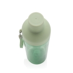 Bouteille en RPET avec bouchon démontable et dragonne 600ml couleur vert sixième vue