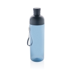 Bouteille en RPET avec bouchon démontable et dragonne 600ml couleur bleu marine