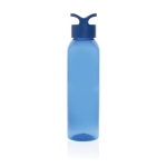 Bouteille en RPET pour la salle de sport à bouchon à vis 650ml couleur bleu deuxième vue