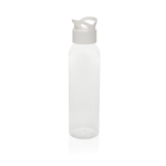 Bouteille en RPET pour la salle de sport à bouchon à vis 650ml couleur blanc