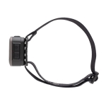 Lampe frontale réglable avec LED incluant 6 modes d'éclairage couleur noir deuxième vue