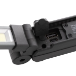 Lampe de travail en plastique recyclé rotative à 360° avec aimant couleur noir vue 11