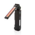 Lampe de travail en plastique recyclé rotative à 360° avec aimant couleur noir cinquième vue