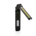 Lampe de travail en plastique recyclé rotative à 360° avec aimant couleur noir