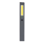 Lampe de poche professionnelle en plastique recyclé avec aimant couleur gris