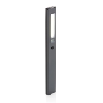 Lampe de poche professionnelle en plastique recyclé avec aimant couleur gris troisième vue