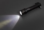 Lampe torche de voiture avec coupe-ceinture et marteau brise-vitre couleur noir huitième vue