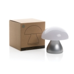 Lampe de bureau portable avec fonction tactile et 2 modes d'éclairage couleur gris vue avec boîte
