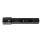 Lampe torche en aluminium recyclé de 100 m de portée à 5 modes couleur noir deuxième vue
