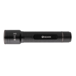 Grande lampe torche en aluminium recyclé avec 5 modes et portée 500m couleur noir deuxième vue