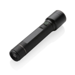 Grande lampe torche en aluminium recyclé avec 5 modes et portée 500m couleur noir quatrième vue