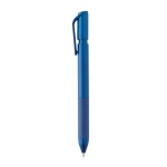 Stylo avec verrouillage anti-bavures et encre bleue Dokumental® couleur bleu troisième vue