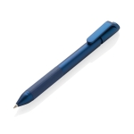 Stylo avec verrouillage anti-bavures et encre bleue Dokumental® couleur bleu quatrième vue