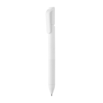 Stylo avec verrouillage anti-bavures et encre bleue Dokumental® couleur blanc