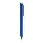 Mini-stylo écologique à torsion et encre bleue Dokumental® couleur bleu roi