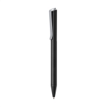 Stylo à rotation en aluminium recyclé avec encre bleue Dokumental® couleur noir