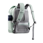 Sac à dos pour PC 16” en RPET avec rabat antivol et zips sécurisés couleur vert dixième vue