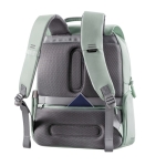 Sac à dos pour PC 16” en RPET avec rabat antivol et zips sécurisés couleur vert neuvième vue
