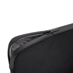 Housse pour ordinateur portable 14” en tissu RPET 1200D déperlant couleur noir dixième vue