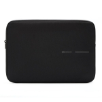 Housse pour ordinateur portable 16” en tissu RPET 1200D déperlant couleur noir deuxième vue