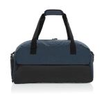 Sac de voyage en RPET au design spacieux avec poche frontale couleur bleu deuxième vue