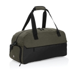Sac de voyage en RPET au design spacieux avec poche frontale couleur vert