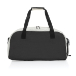 Sac de voyage en RPET au design spacieux avec poche frontale couleur blanc cassé cinquième vue