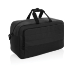 Sac de voyage en RPET avec grand compartiment et sangle pour trolley couleur noir