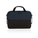 Sacoche en RPET pour PC 15,6” avec nombreuses poches intérieures couleur bleu deuxième vue