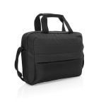 Sacoche en RPET avec poche et coutures décoratives avant 15,6” couleur noir