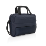 Sacoche en RPET avec poche et coutures décoratives avant 15,6” couleur bleu marine