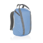 Sac à dos au design jeune en RPET pour PC 14” avec compartiments couleur cyan