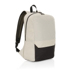 Sac à dos de voyage en RPET disponible en différents coloris PC 15,6” couleur blanc cassé