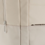 Sac à dos en RPET pour ordinateur 15,6” avec rangements intérieurs couleur beige sixième vue