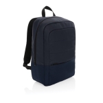Sac à dos en RPET pour ordinateur 15,6” avec rangements intérieurs couleur bleu marine