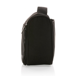 Vanity de voyage en RPET avec compartiment et poches en filet couleur noir troisième vue