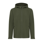 Veste softshell pour homme, casual fit, 300 g/m², Iqoniq couleur kaki