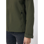 Veste softshell pour homme, casual fit, 300 g/m², Iqoniq couleur kaki troisième vue avec modèle