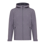 Veste softshell pour homme, casual fit, 300 g/m², Iqoniq couleur gris chiné