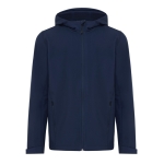 Veste softshell pour homme, casual fit, 300 g/m², Iqoniq couleur bleu marine