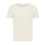 T-shirt pour femme coton recyclé, slim fit, 160 g/m², Iqoniq couleur naturel