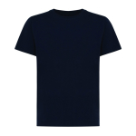 T-shirt enfant coton recyclé, casual fit, 160 g/m², Iqoniq couleur bleu marine