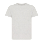 T-shirt enfant coton recyclé, casual fit, 160 g/m², Iqoniq couleur gris clair chiné