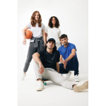 T-shirt sport polyester recyclé, casual fit 150 g/m² Iqoniq couleur gris clair