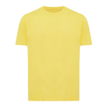 T-shirt unisexe en coton recyclé, slim fit, 160 g/m², Iqoniq couleur jaune