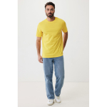 T-shirt unisexe en coton recyclé, slim fit, 160 g/m², Iqoniq couleur jaune