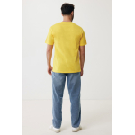 T-shirt unisexe en coton recyclé, slim fit, 160 g/m², Iqoniq couleur jaune