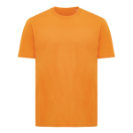 T-shirt unisexe en coton recyclé, slim fit, 160 g/m², Iqoniq couleur orange