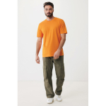 T-shirt unisexe en coton recyclé, slim fit, 160 g/m², Iqoniq couleur orange